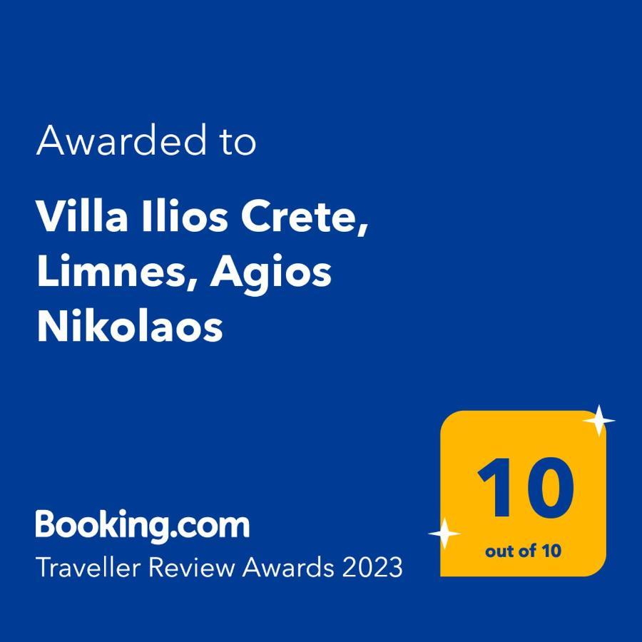 Villa Ilios Crete, Limnes, Agios Nikolaos Limnai Exteriér fotografie